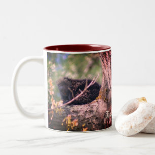 Porcupine Wildlife Natuur - Gepersonaliseerd Tweekleurige Koffiemok