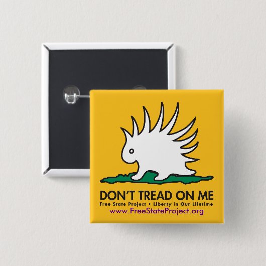 PorcupineGadsden Button (Voorkant /achterkant)
