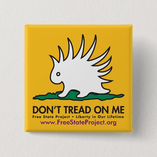 PorcupineGadsden Button (Voorkant)