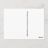 Porcupinus Hoerd'oervicus Briefkaart (Achterkant)