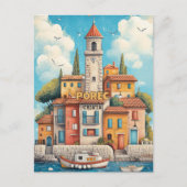 Porec Kroatië Republiek Reizen Briefkaart (Voorkant)