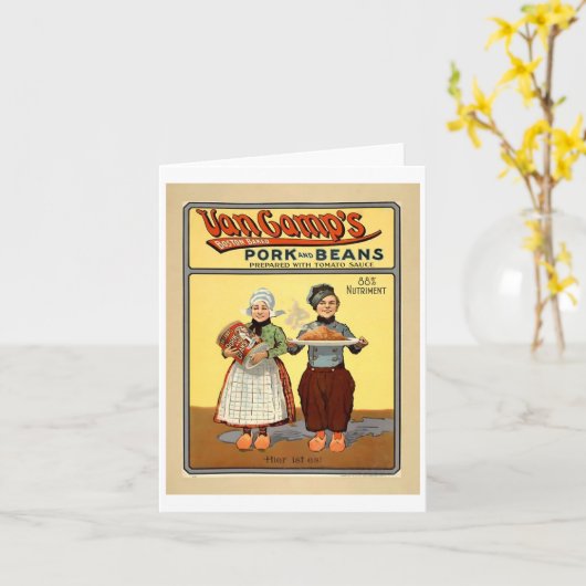 Pork&Beans Notecard Kaart (Gele Bloem)