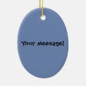 Pork Bun dim sum Chinees ontbijt gestoomd bq bun Keramisch Ornament (Achterkant)