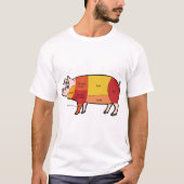 Pork Butcher Chart (2) T-shirt (Voorkant)