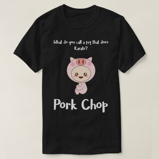 Pork Chop 2 T-shirt (Design voorkant)