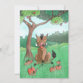 Pork Chop en haar appels Bedankkaart (Voorkant)