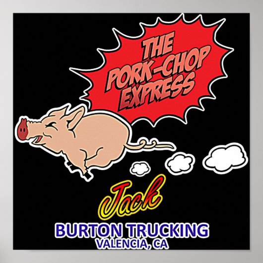 Pork Chop Express TShirt Poster (Voorkant)