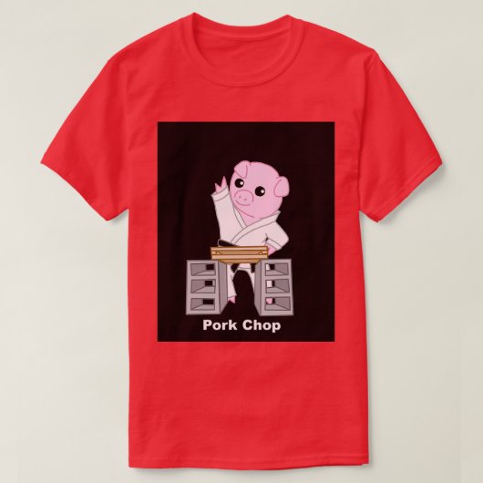 Pork Chop Graphic T-shirt (Design voorkant)