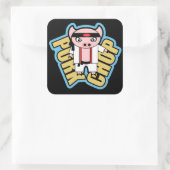 Pork Chop Vierkante Sticker (Tas)