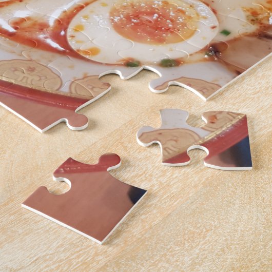 Pork Egg Ramen Noodles Japan Legpuzzel (Zijkant)