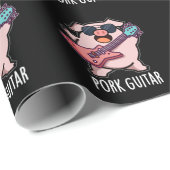 Pork Guitar Funny Rock Guitar Pig Donk BG Cadeaupapier (Rol Hoek)