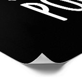 Pork Guitar Funny Rock Guitar Pig Donk BG Poster (Hoek)