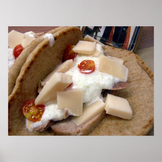 Pork pita sandwich poster (Voorkant)