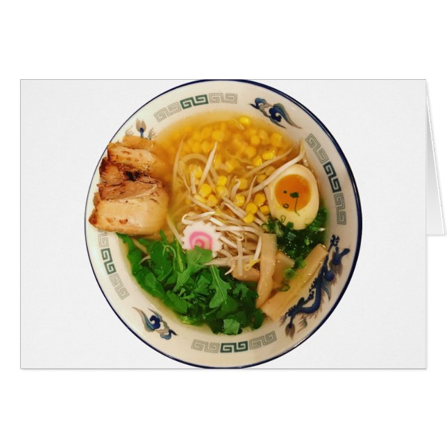 Pork Ramen Noodle Soup (Voorkant Horizontaal)