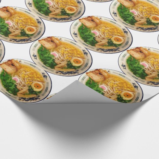 Pork Ramen Noodle Soup Cadeaupapier (Hoek)