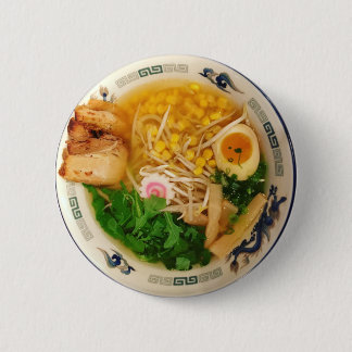 Pork Ramen Noodle Soup Ronde Button 5,7 Cm
