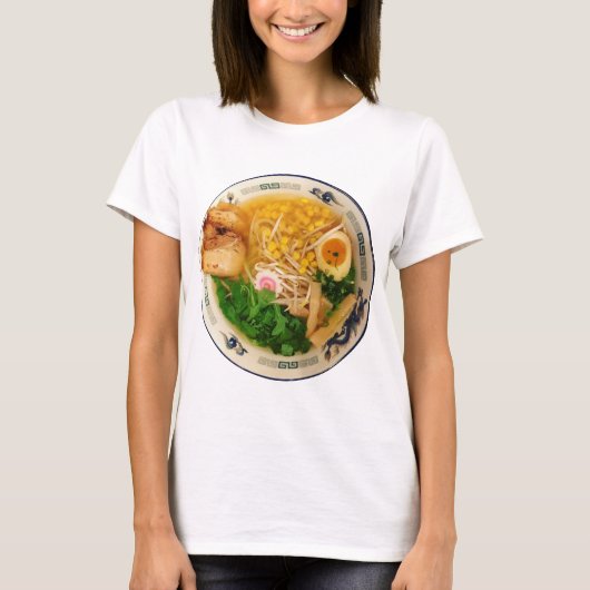 Pork Ramen Noodle Soup T-shirt (Voorkant)