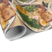 Pork Ramen Noodles Cadeaupapier (Rol Hoek)