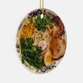 Pork Ramen Noodles Keramisch Ornament (Rechts)