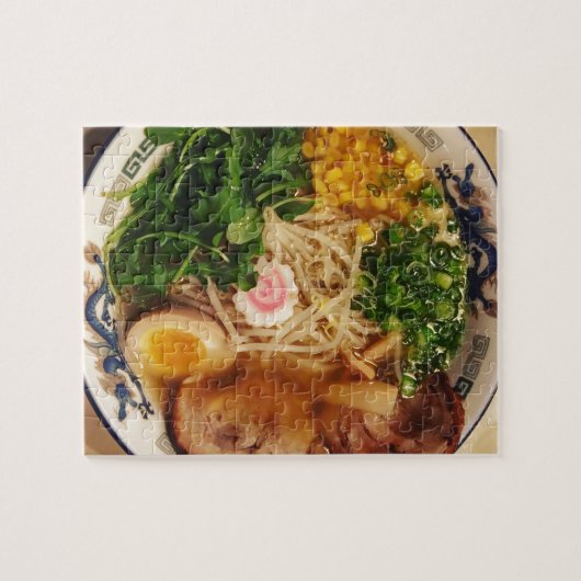 Pork Ramen Noodles Legpuzzel (Horizontaal)