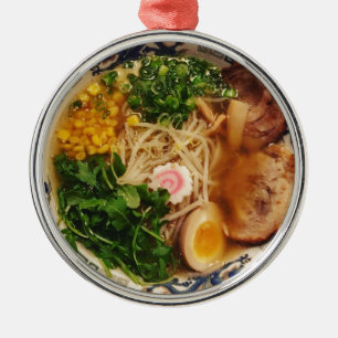 Pork Ramen Noodles Metalen Ornament