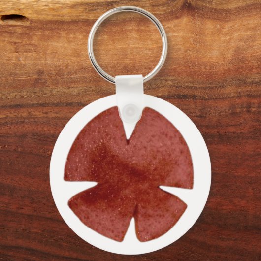 Pork Roll Sleutelhanger/Taylor Ham Sleutelhanger (Voorkant)