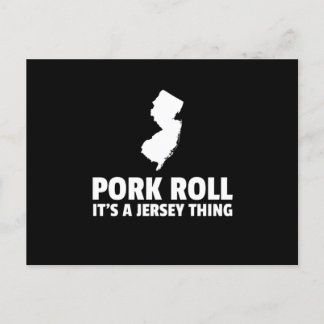 Pork Roll'a New Jersey Thing State NJ Design Briefkaart