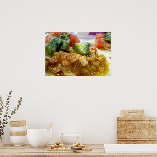 Pork tostada poster (Keuken)