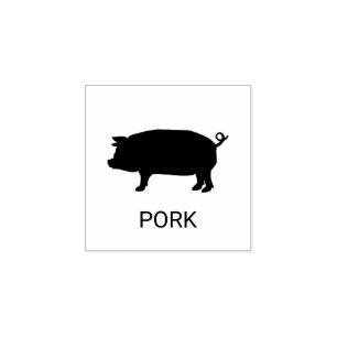 Pork Wedding Meal Choice Rubberstempel
