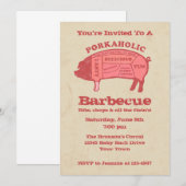 Porkaholic Barbecue Kaart (Voorkant / Achterkant)