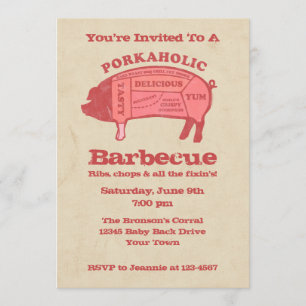 Porkaholic Barbecue Kaart