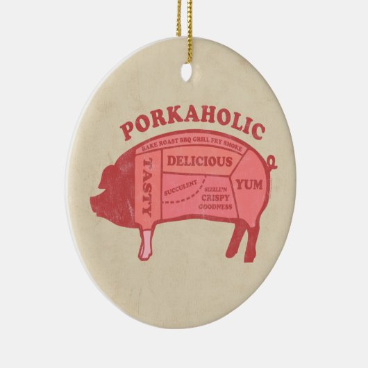Porkaholic Ornament (Rechts)