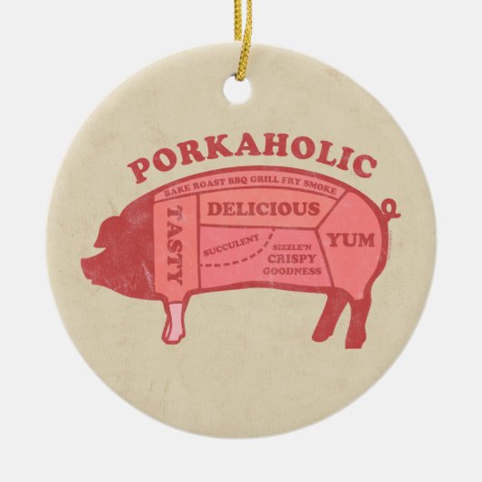 Porkaholic Ornament (Voorkant)