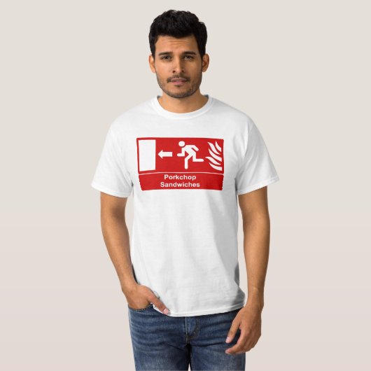 Porkchop Sandwiches T-shirt (Voorkant volledig)