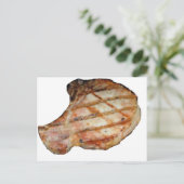 Porkchops zijn heerlijk briefkaart (Staand voorkant)