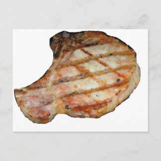 Porkchops zijn heerlijk briefkaart