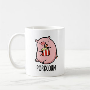 Porkcorn Funny Popcorn Pun Koffiemok