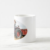 porker on a tractor mug koffiemok (Center)