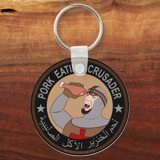 Porketraap Sleutelhanger (Voorkant)