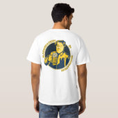 Porky Bladdering Beer Tee Shirt (Achterkant volledig)