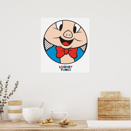 Porky Dotty Icon Poster (Keuken)
