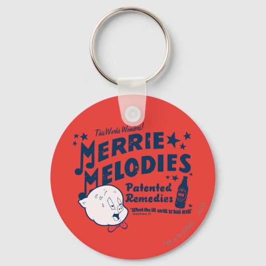 Porky MERRIE MELODIES™ Remedies 2 Sleutelhanger (Voorkant)