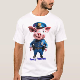 Porky Personas grappige Varken karakters T-shirt