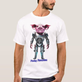 Porky Personas grappige Varken karakters. terminat T-shirt