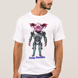 Porky Personas grappige Varken karakters. terminat T-shirt