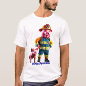 Porky Personas leuke varkens personages T-shirt (Voorkant)