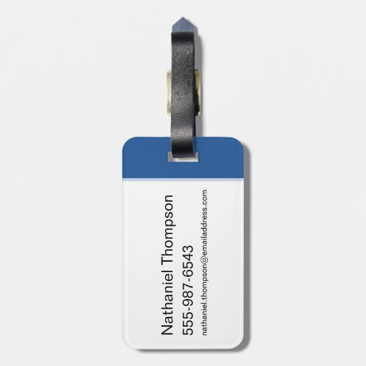 Porky Pig & DAFFY DUCK™ Best Buds Bagagelabel (Achterkant verticaal)