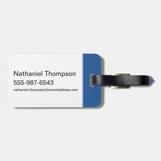 Porky Pig & DAFFY DUCK™ Best Buds Bagagelabel (Achterkant horizontaal)