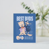 Porky Pig & DAFFY DUCK™ Best Buds Briefkaart (Staand voorkant)