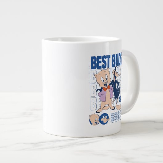 Porky Pig & DAFFY DUCK™ Best Buds Grote Koffiekop (Voorkant rechts)